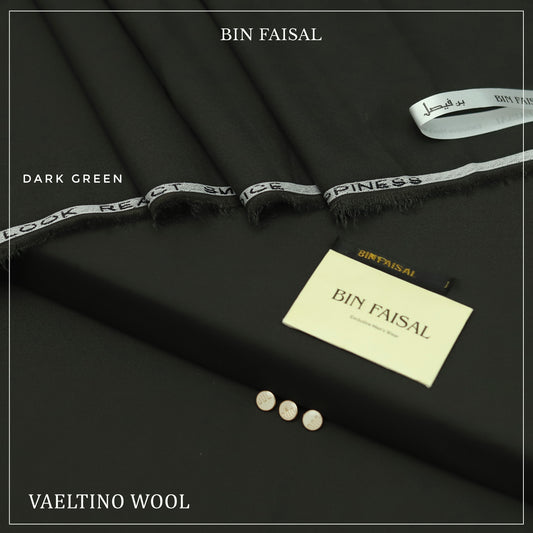 Valetino Wool -Dark Green