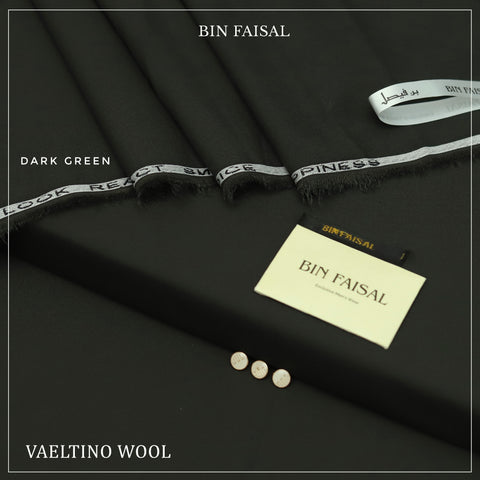 Valetino Wool -Dark Green