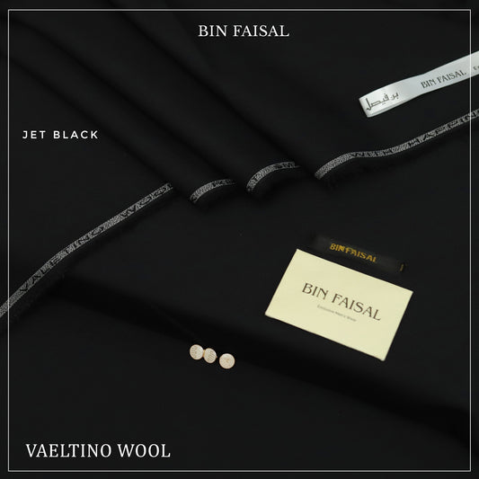 Valetino Wool -Jet Black