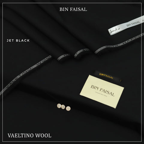 Valetino Wool -Jet Black