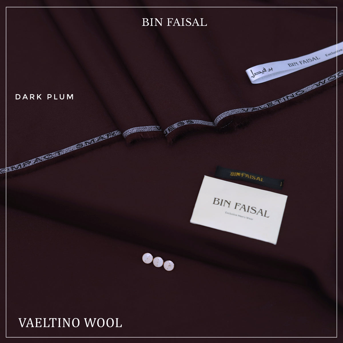 Valetino Wool -Dark Plum