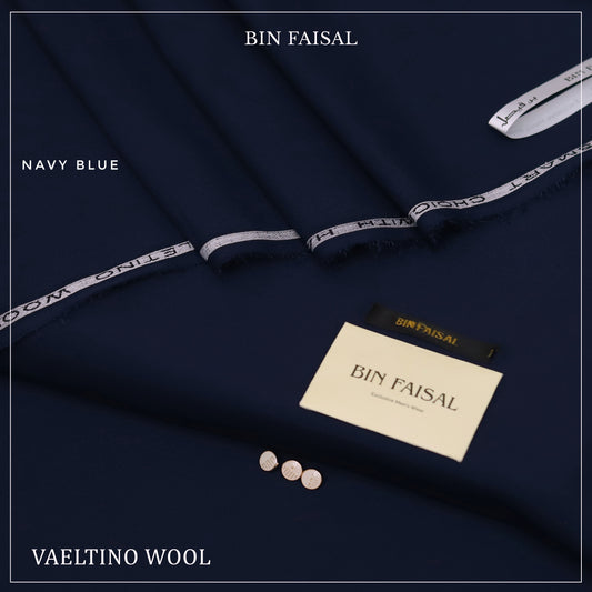Valetino Wool -Navy Blue
