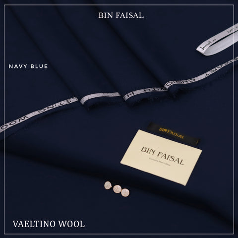Valetino Wool -Navy Blue