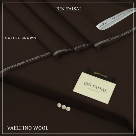 Valetino Wool -Coffee Brown