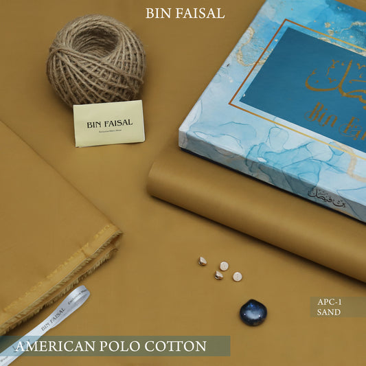 Elite Gold American Polo Cotton"-Sand
