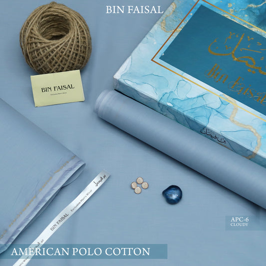 Elite Gold American Polo Cotton"-Cloudy