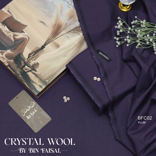 Luxury Crystal Wool - Plum