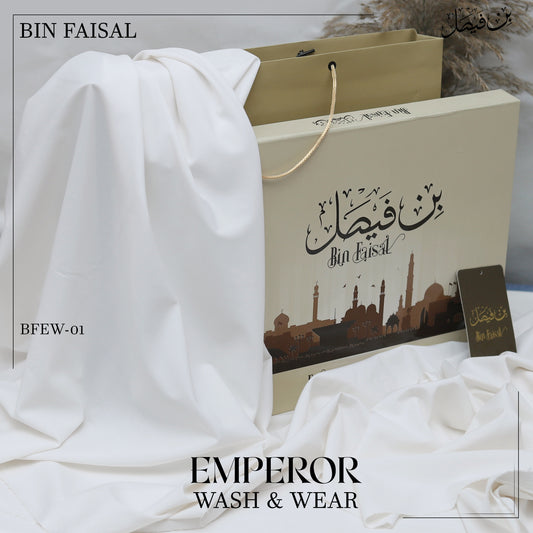 Emperor  Luxury Wash & Wear”-Off White BFEW 01