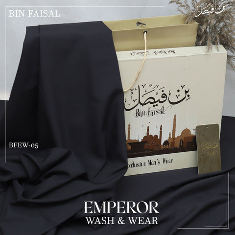 Emperor Luxury Wash & Wear”-Charcoal BFEW05