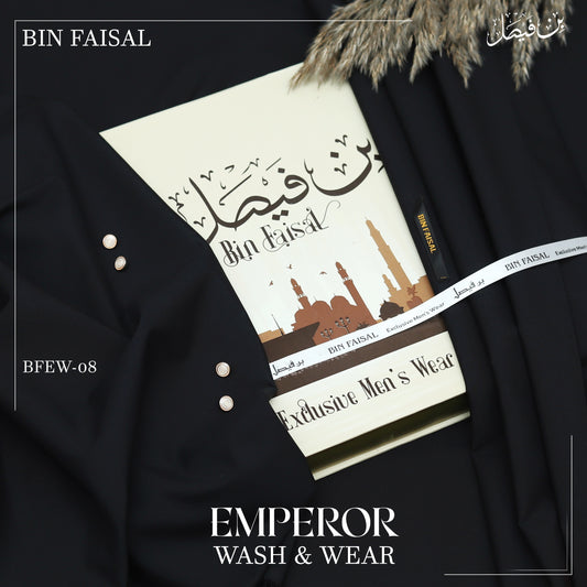 Emperor Luxury Wash & Wear”-Black BFEW08