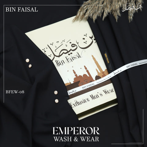 Emperor Luxury Wash & Wear”-Black BFEW08