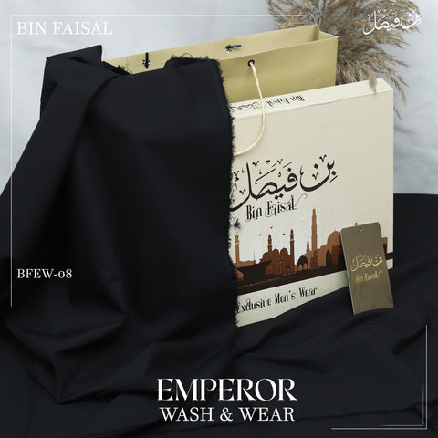 Emperor Luxury Wash & Wear”-Black BFEW08