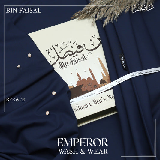 Emperor Luxury Wash & Wear”-Navy Blue BFEW12