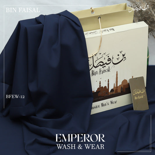 Emperor Luxury Wash & Wear”-Navy Blue BFEW12