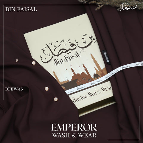 Emperor Luxury Wash & Wear”-Wine BFEW16