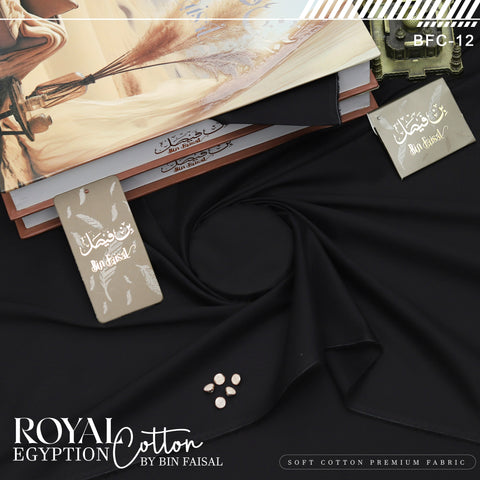 Royal Elite Premium Egyptian Cotton"-Black BFRC12