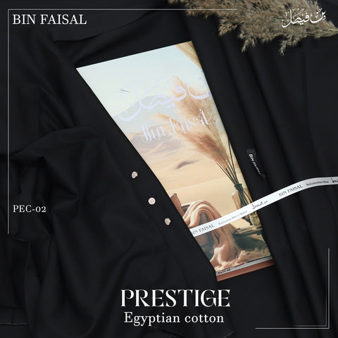 Prestige Luxury Egyptian Cotton”-Black PEC04