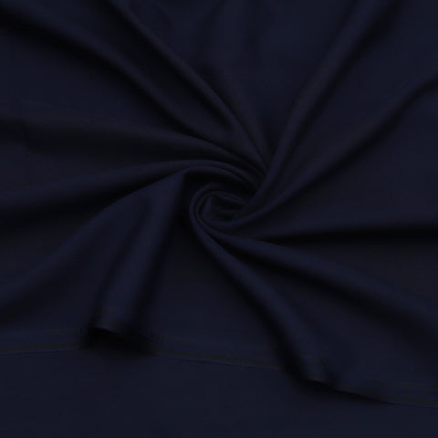 ATOM Wash & Wear Wrinkle Free | Premium Boski Feel Summer Fabric | Navy Blue