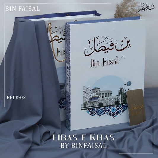 Libas E Khas Premium Winter Wash & Wear BFLK-02 -Midnight Slate