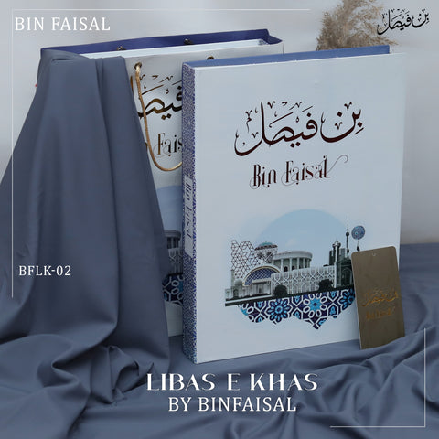 Libas E Khas Premium Winter Wash & Wear BFLK-02 -Midnight Slate