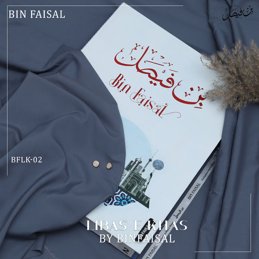 Libas E Khas Premium Winter Wash & Wear BFLK-02 -Midnight Slate