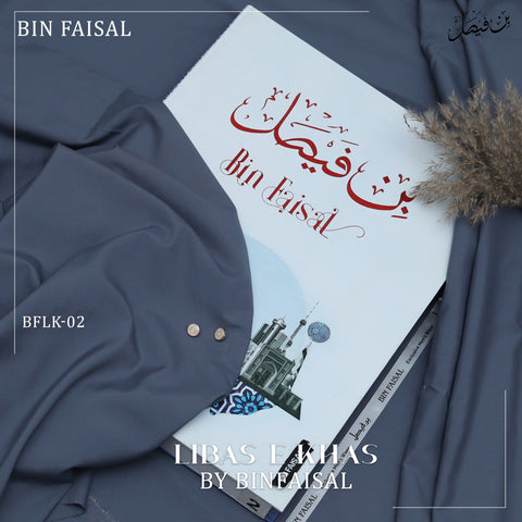 Libas E Khas Premium Winter Wash & Wear BFLK-02 -Midnight Slate