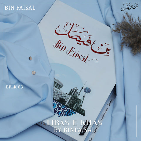 Libas E Khas Premium Winter Wash & Wear BFLK-03 -Ice Blue