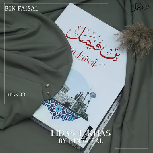 Libas E Khas Premium Winter Wash & Wear BFLK-08 - Forest Grey