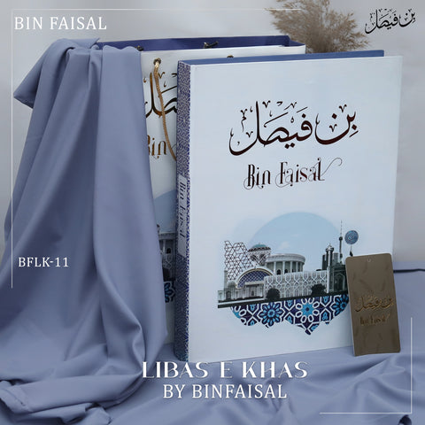 Libas E Khas Premium Winter Wash & Wear BFLK-11 - Lavender Blue