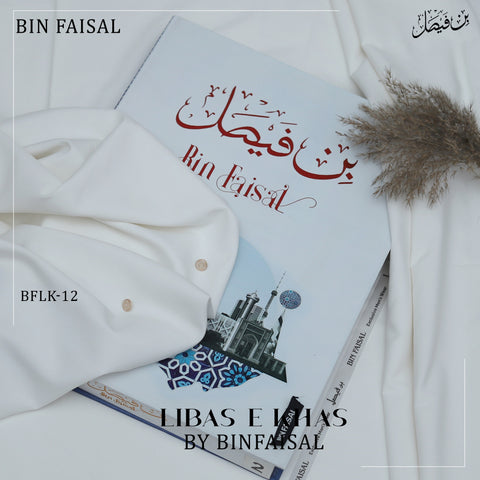 Libas E Khas Premium Winter Wash & Wear BFLK-02 -Off White