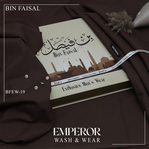 Emperor Luxury Wash & Wear”- Coffee BFEW19