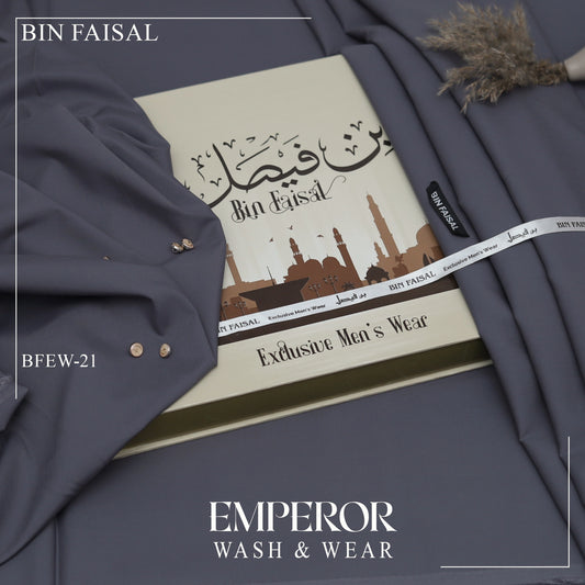 Emperor Luxury Wash & Wear”- Gray BFEW21
