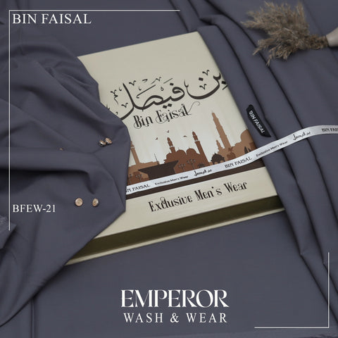 Emperor Luxury Wash & Wear”- Gray BFEW21
