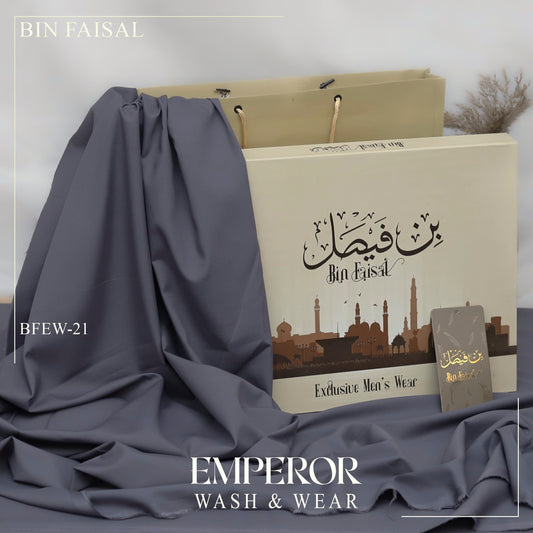 Emperor Luxury Wash & Wear”- Gray BFEW21